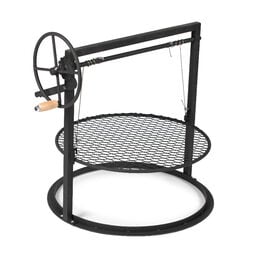 22” Kettle-Style Grill Attachment | Open Flame Campfire Adjustable Cooking Grate
