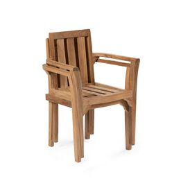 Grade A Teak Classic Stacking Chairs