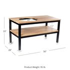 Grade A Teak Ceramic Grill Table with Aluminum Frame