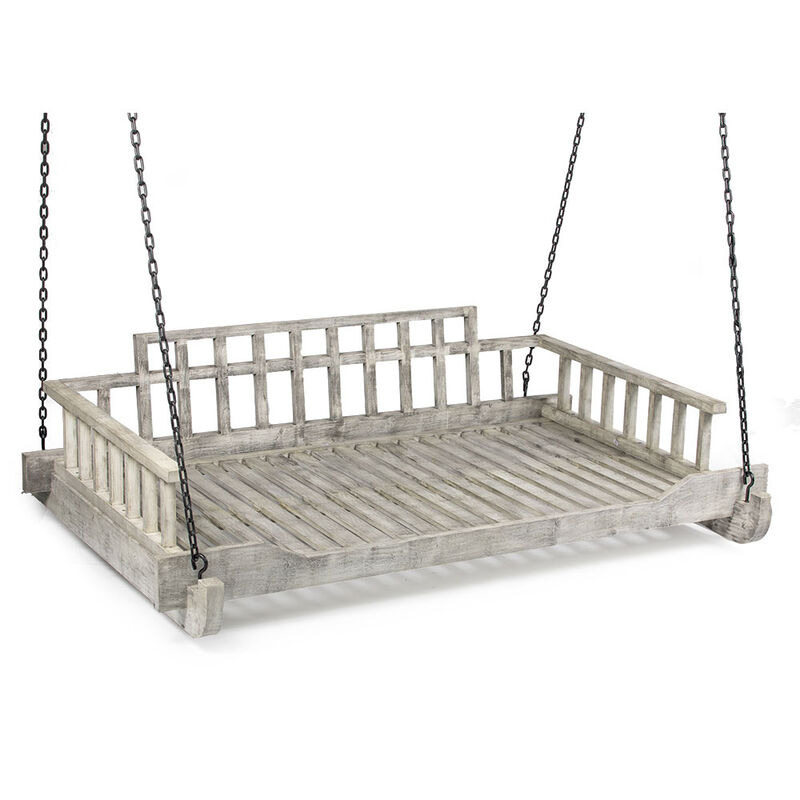 Porch Swing Grade A Teak Wood Bed, Porch Swing Bed Dimensions