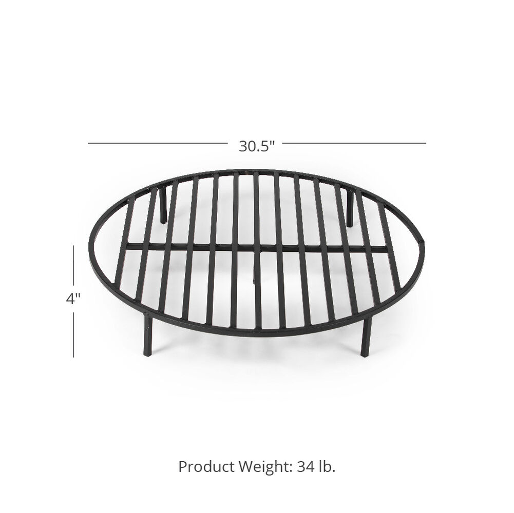 30 Round Fire Pit Grate Inch, 30 Fire Pit Grate