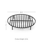 30" Heavy Duty Round Fire Pit Grate