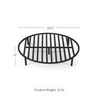 28.5'' Heavy Duty Campfire Pit Grate