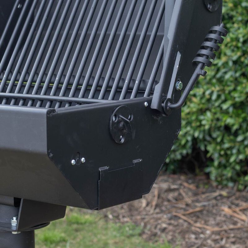 marxisme Bølle Centimeter Park-Style Grill/Smoker - 390 Sq. In Charcoal Grill with Grill Cover -  21"x15" Grill Grate - Side Shelf - Single Post Outdoor Cooking Backyard  Barbecue Charcoal Grill | Ash & Ember