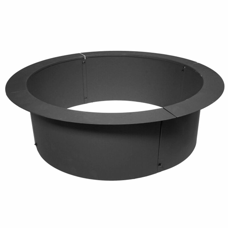 Steel Fire Pit Liner 1mm Thick Diy, Outdoor Fire Pit Steel Ring Insert