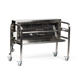 48" Charcoal Spit Rotisserie Roaster - Stainless Steel Pig, Boar & Hunting Grill