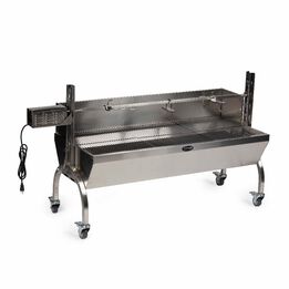 25W Stainless Steel Rotisserie Grill With Windscreen