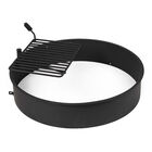36" Steel Camp Fire Ring & Outdoor Cooking Grate