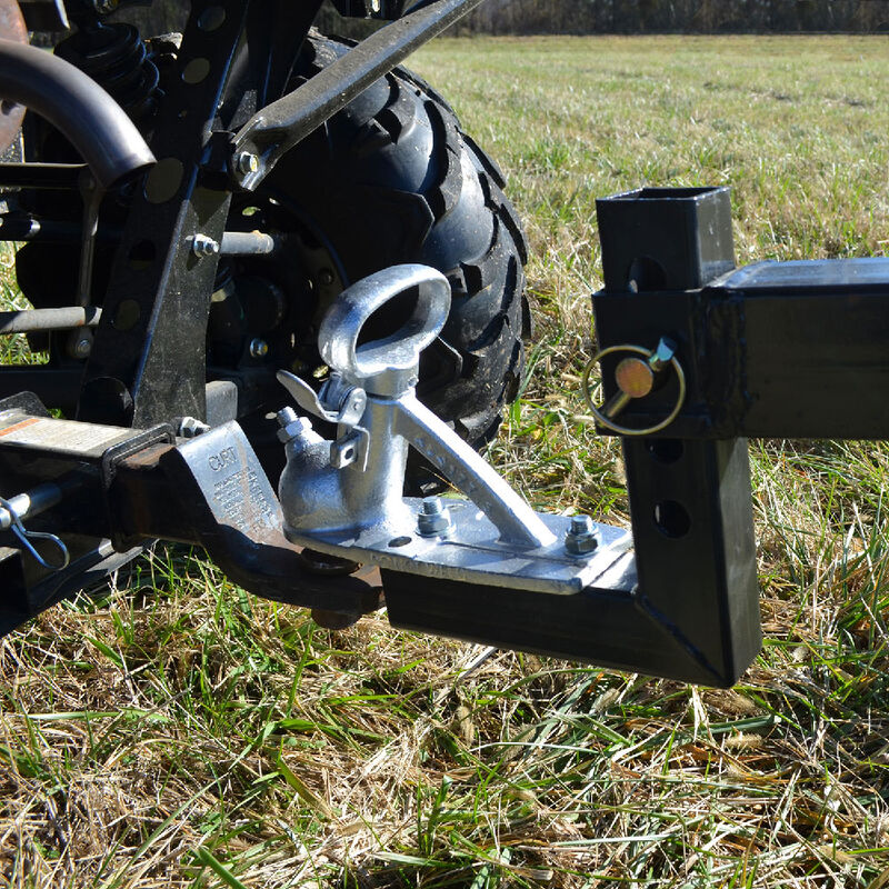 6 FT ATV Transformer Tow Frame With Landscape Rake Attachment
