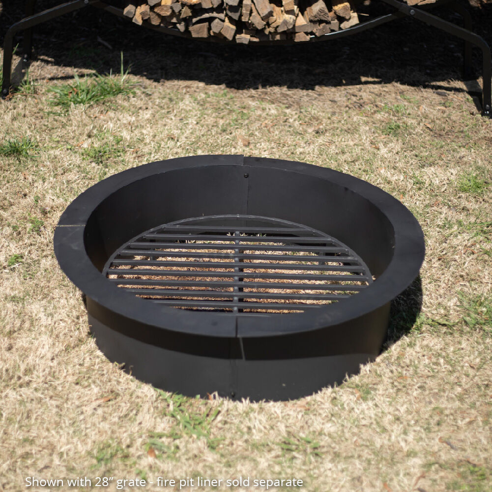 30 Round Fire Pit Grate Inch, Fire Pit Grate Cover