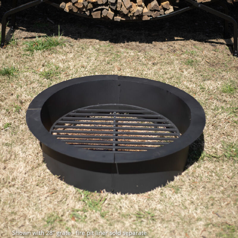 30" Heavy Duty Round Fire Pit Grate